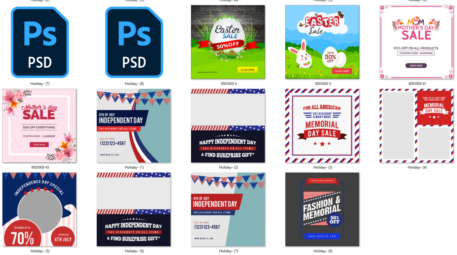 HolidayX Bundle Ad Template